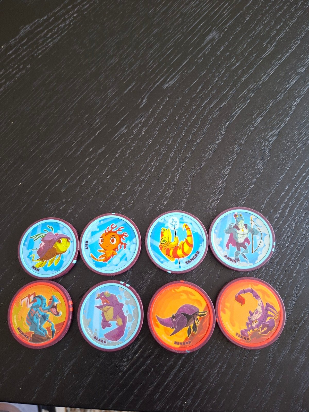 Gormiti tokens / fiches - 8 stuks, Ophalen, Gebruikt