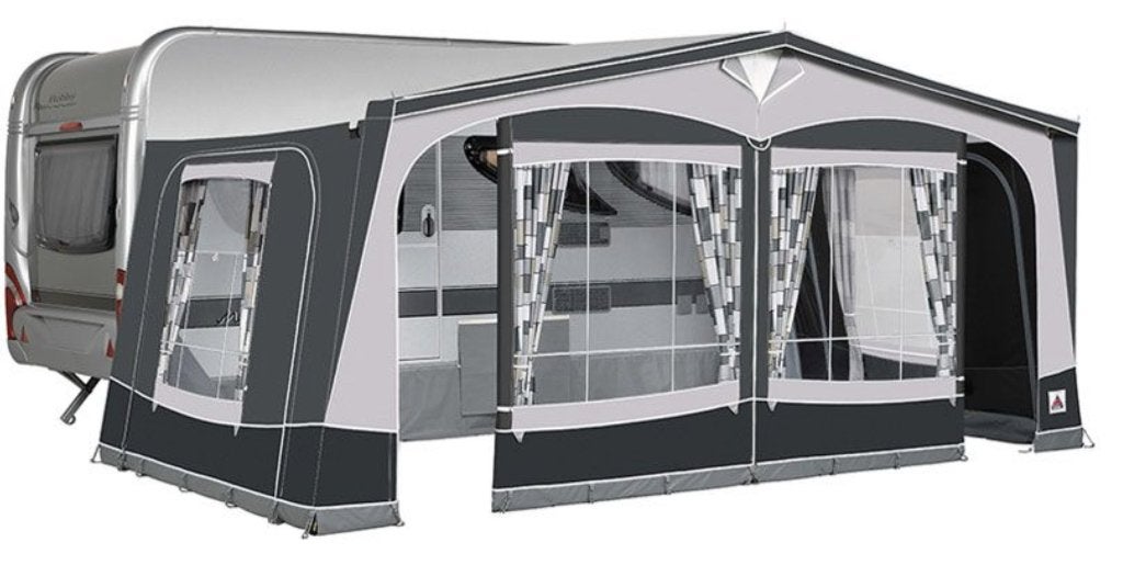 Doréma voortent en voortentluifel met zijstukken, maat 11., Caravans en Kamperen, Ophalen, Gebruikt