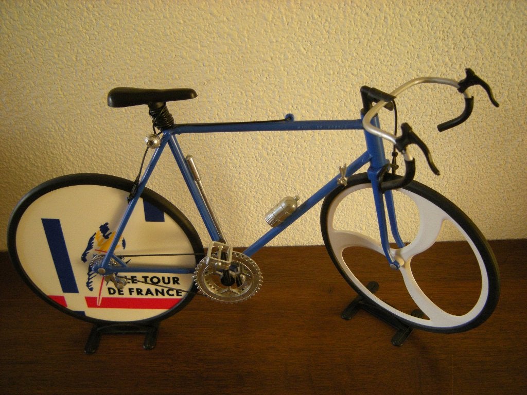 Tour de France fiets miniatuur met renners - Collectors Item, Ophalen of Verzenden, Zo goed als nieuw