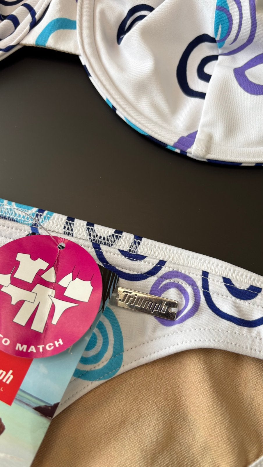 Triumph Bikini 85D/M - Nieuw met labels, Verzenden, Nieuw, Blauw, Bikini