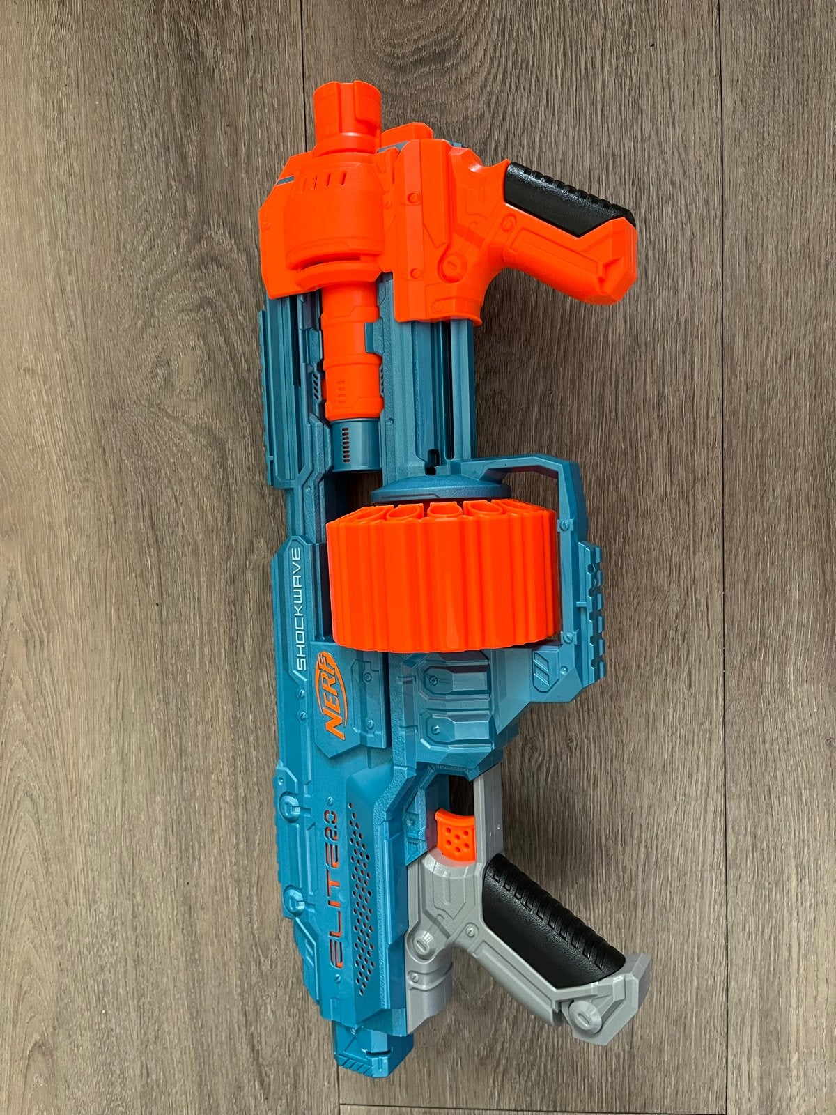 Nerf Elite 2.0 Shockwave RD-15 Blaster, Ophalen, Zo goed als nieuw, Jongen of Meisje
