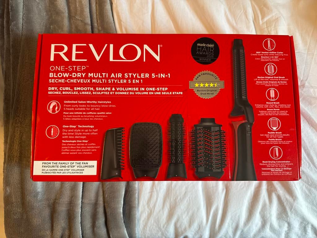 Revlon One-Step Blow-Dry Multi Air Styler 5-in-1, Ophalen of Verzenden, Nieuw, Föhn of Haardroger