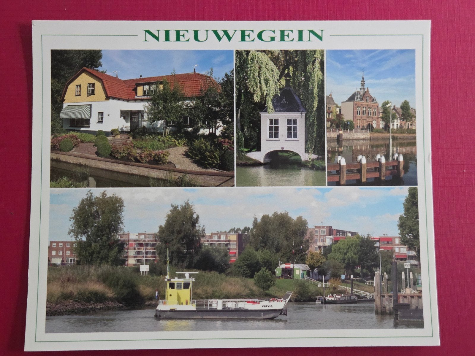 Nieuwegein 4-luik met Veerpont, Ophalen of Verzenden, 1960 tot 1980