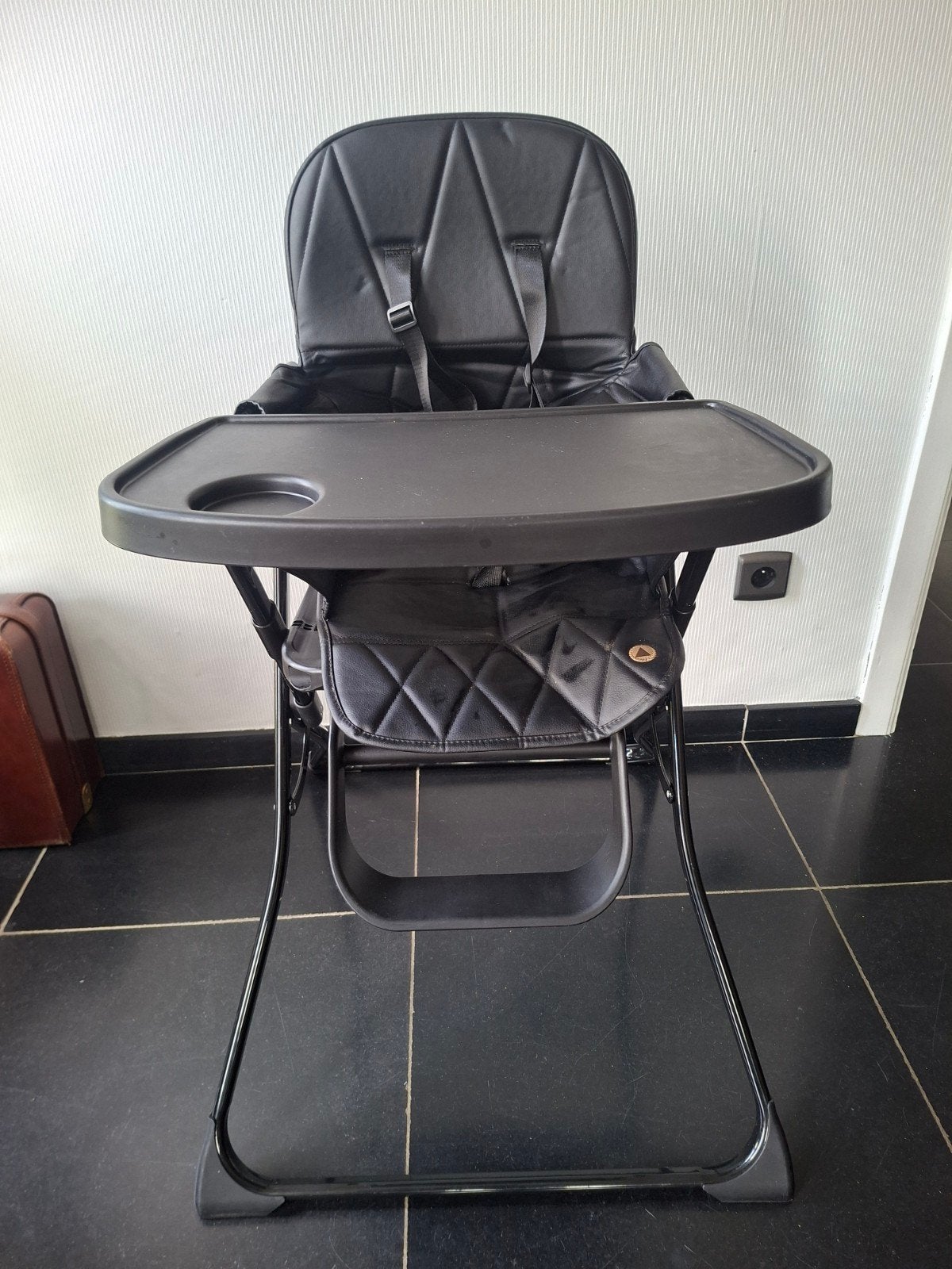 Topmark Lucky Black Kinderstoel, Ophalen, Gebruikt, Inklapstoel, Gordel(s)