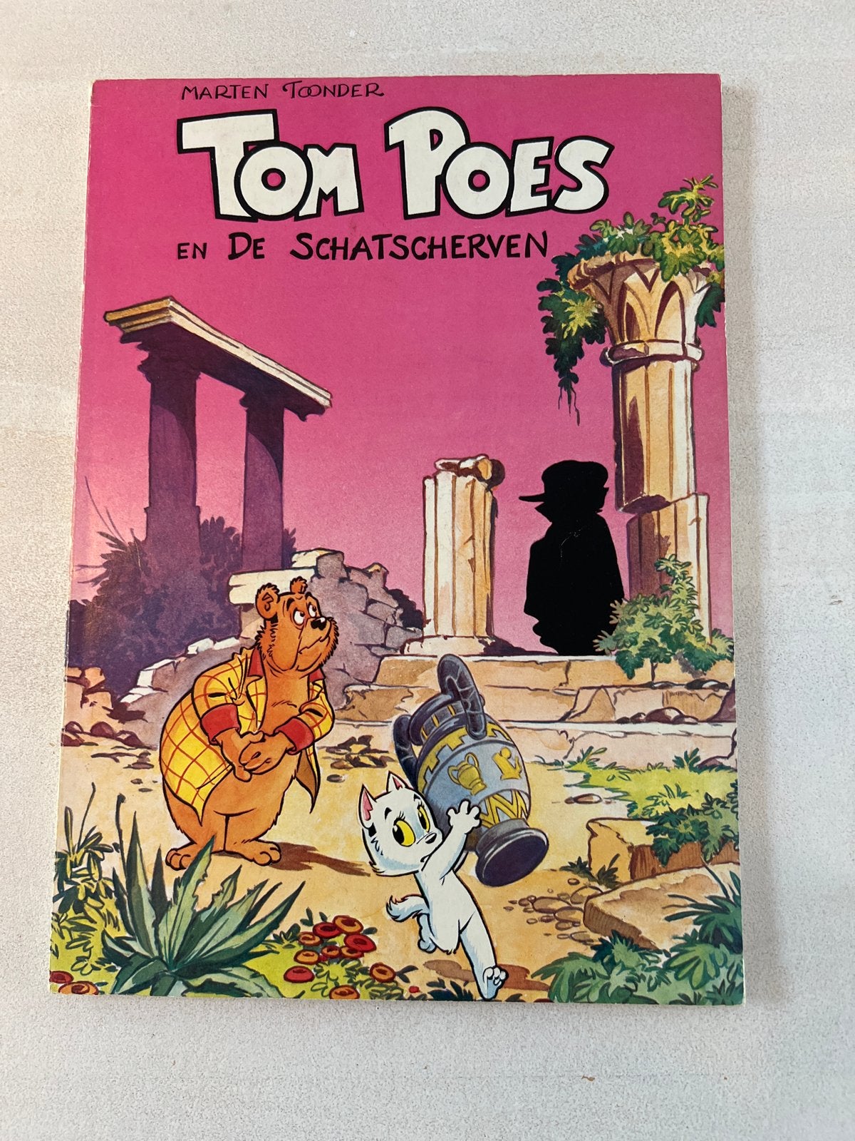 Tom Poes en de Schatscherven - Marten Toonder stripboek, Boeken, Stripboeken, Eén stripboek, Ophalen of Verzenden, Gelezen