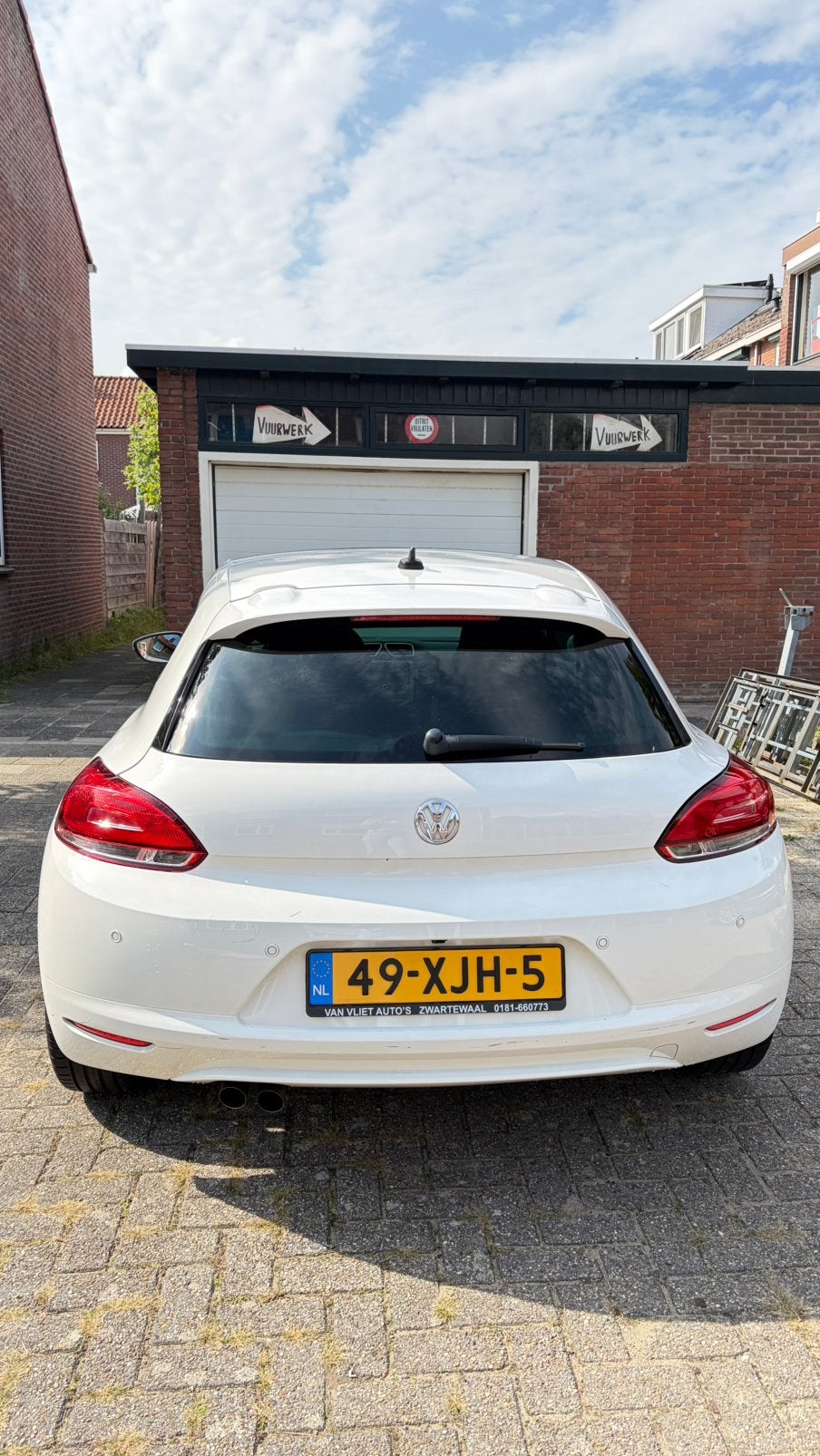Volkswagen Scirocco 1.4 TSI 118KW DSG 2012 Wit, Auto's, 4 cilinders, Wit, Origineel Nederlands, Particulier
