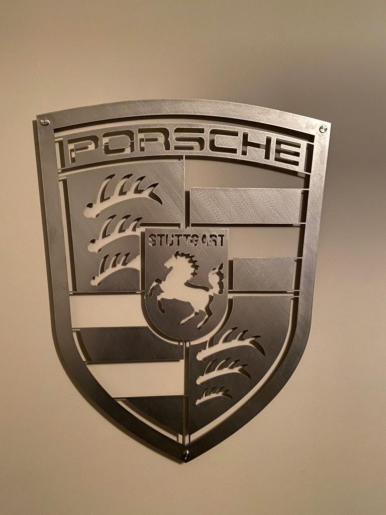 Porsche Logo Wanddecoratie, Verzamelen, Speldjes, Pins en Buttons, Nieuw, Overige onderwerpen, Ophalen of Verzenden