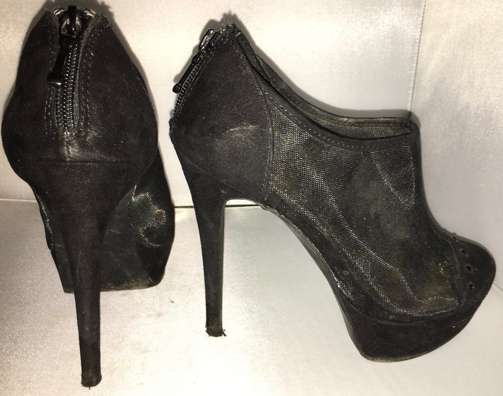 BERSHKA zwarte SEXY 12 hoge hak plateau pumps maat 36, Kleding | Dames, Schoenen, Pumps, Zwart, Zo goed als nieuw, Bershka