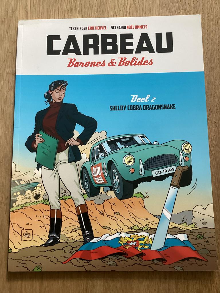 Carbeau Barones & Bolides Deel 2: Shelby Cobra Dragonsnake, Eén stripboek, Ophalen of Verzenden, Zo goed als nieuw