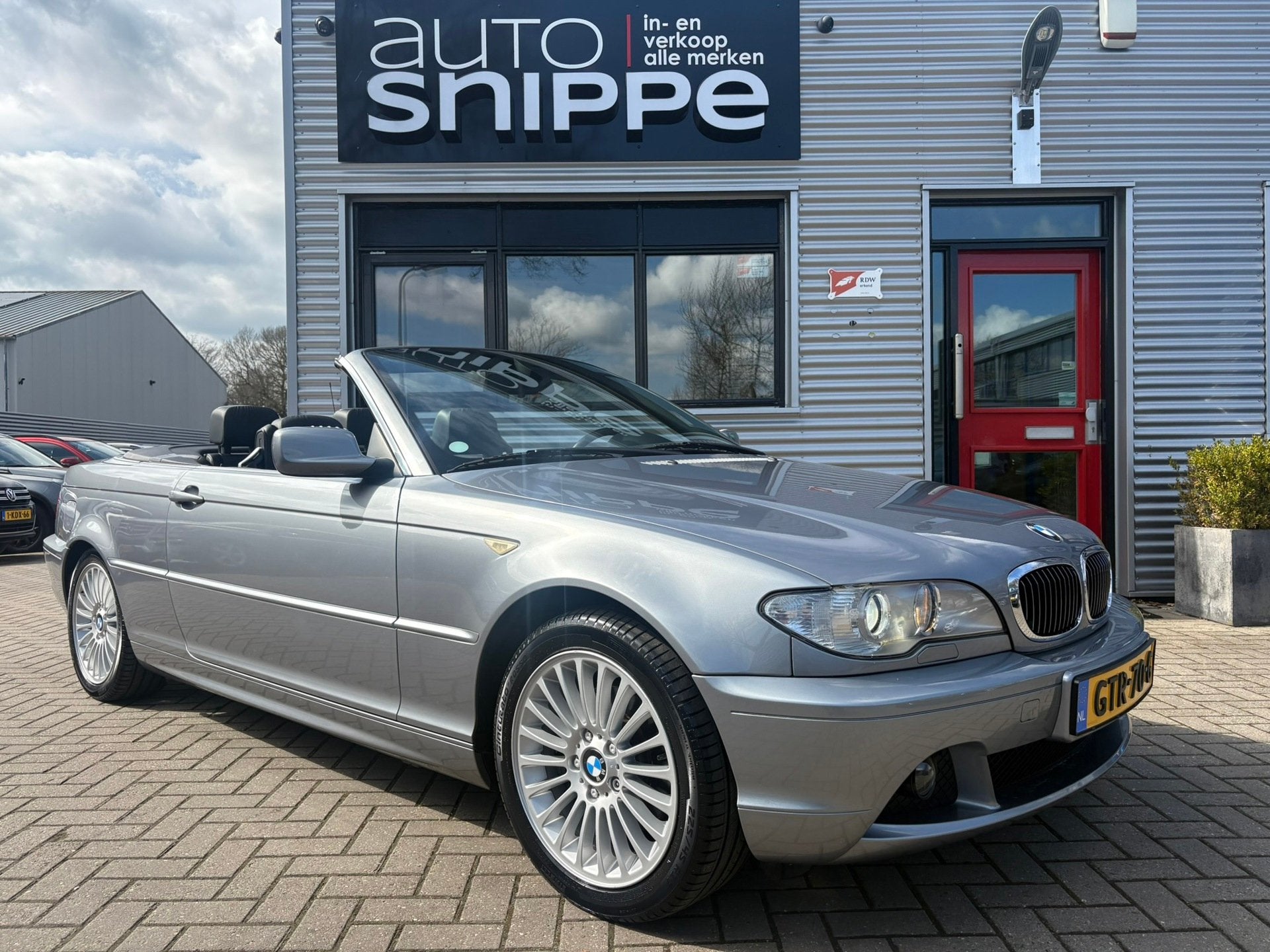 BMW 3-serie Cabrio 320Ci Executive -6 CILINDER-VOLLEDER-STOE, Auto's, 2171 cc, Achterwielaandrijving, Gebruikt, Zwart