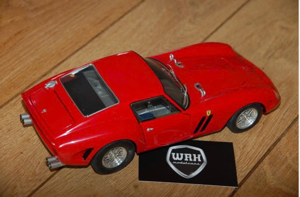 1:18 FERRARI 250 GTO rosso corsa Hotwheels elite no box WRH, Verzenden, Zo goed als nieuw, Auto, Hot Wheels
