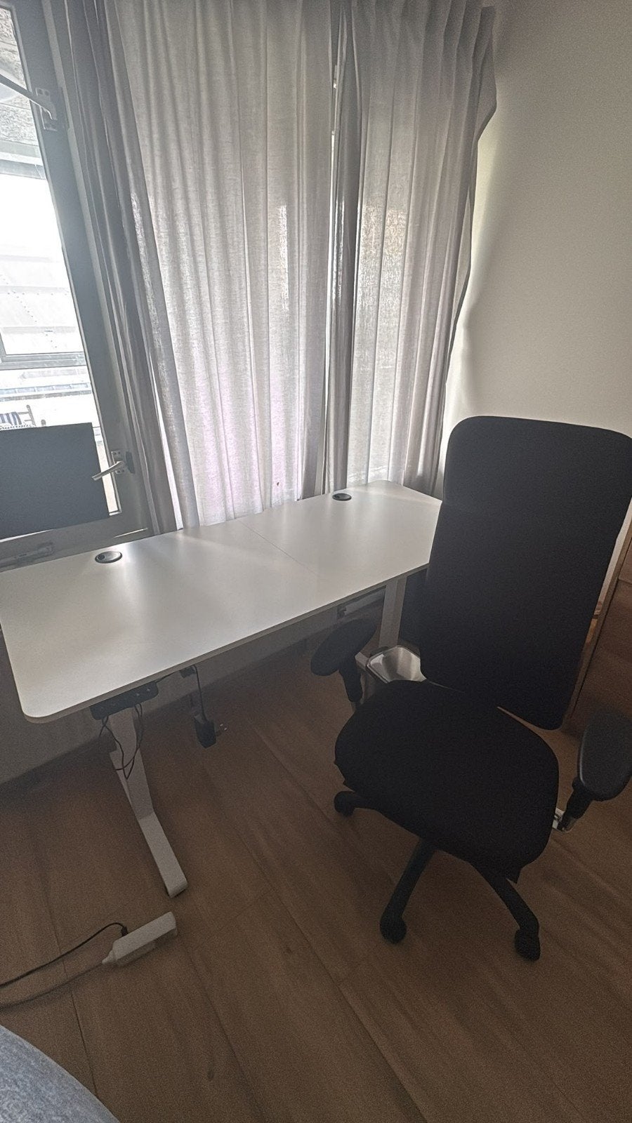 Black Ergonomic Desk Chair, Ophalen of Verzenden