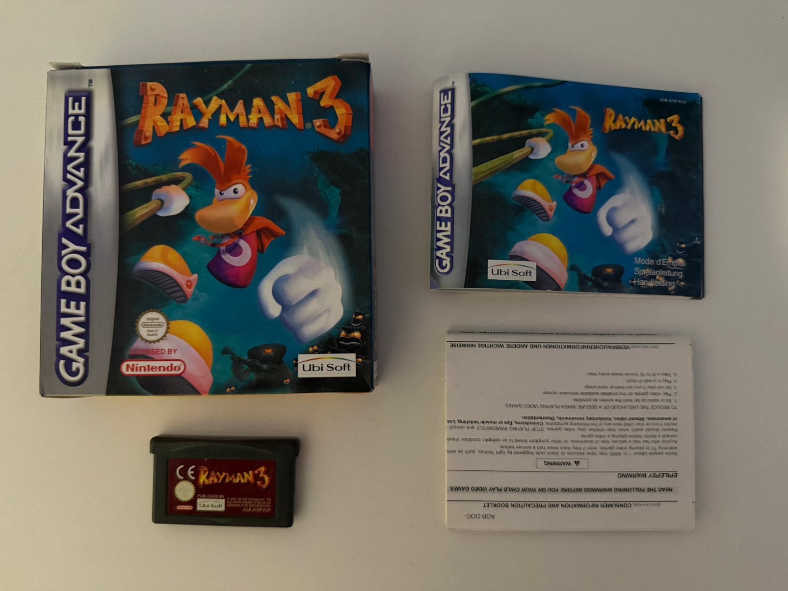 Rayman 3 GBA CID, Spelcomputers en Games, Games | Nintendo Game Boy, 1 speler, Zo goed als nieuw, Vanaf 3 jaar, Ophalen