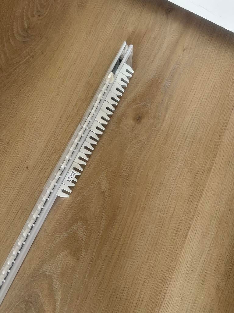 Nieuwe gordijnrail Plus Track 310-600 cm, Ophalen, Wit, Nieuw, 200 cm of meer
