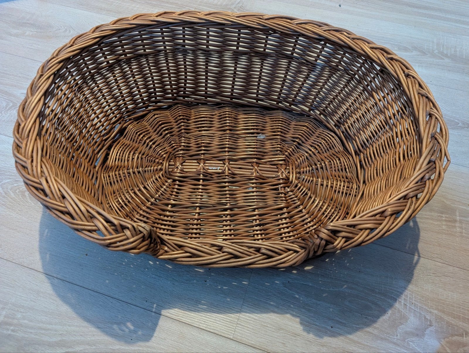 Rieten hondenmand - 71cm breed, Dieren en Toebehoren, Ophalen, Gebruikt, Riet