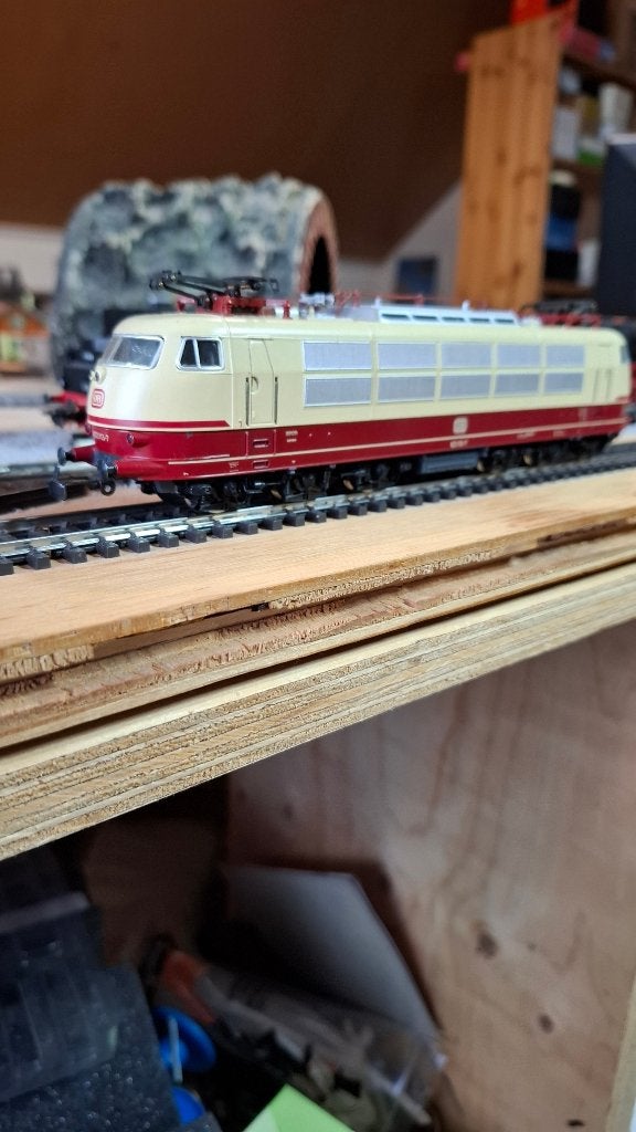 BR103 digitaal Märklin met 8 rijtuigen, Hobby en Vrije tijd, Wisselstroom, Treinset, Verzenden, Zo goed als nieuw