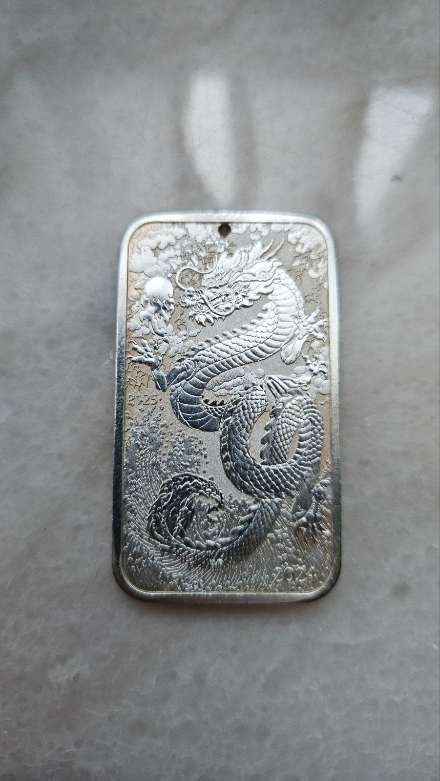 1 ounce dragon 2024, Ophalen of Verzenden, Zilver