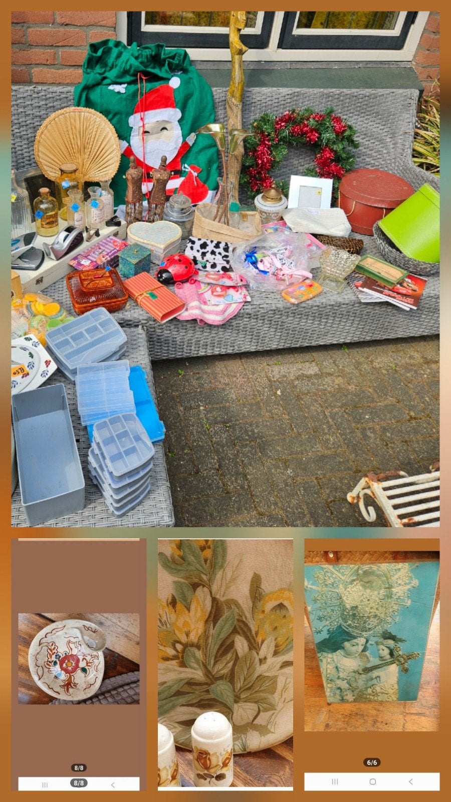 Hele partij rommelmarkt spullen/partij leuke meuk, Ophalen, Zo goed als nieuw