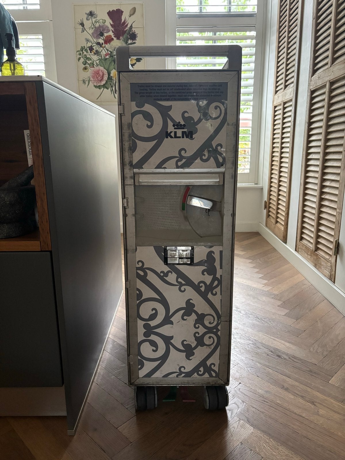 Unieke KLM Trolley - Perfect voor interieur of verzamelaar, Ophalen