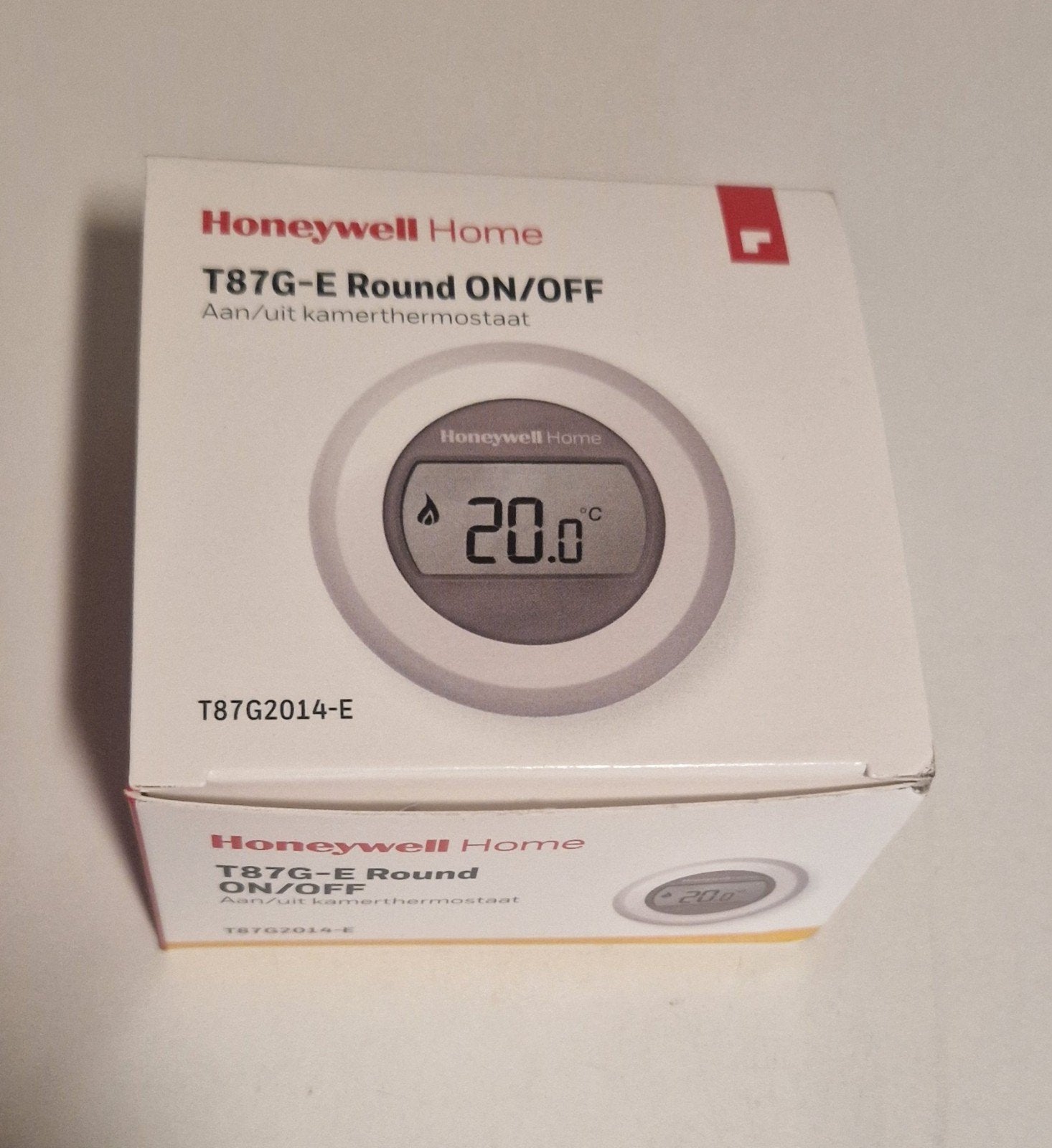 Nieuwe Honeywell Home T87G-E Round ON/OFF Kamerthermostaat, Ophalen of Verzenden, Nieuw