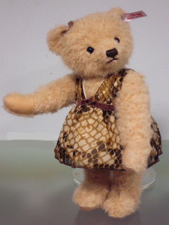 Steiff 034992 JANE TEDDYBEER LICHTBEIGE MOHAIR 2013, Ophalen of Verzenden, Nieuw, Stoffen beer, Steiff