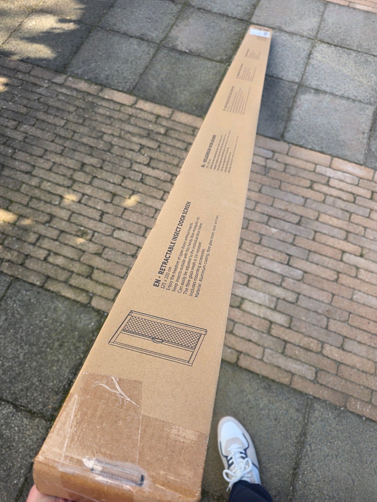 Hor - rolbare hordeur - Nieuw in verpakking, Ophalen, Nieuw, Hordeur, 200 tot 215 cm