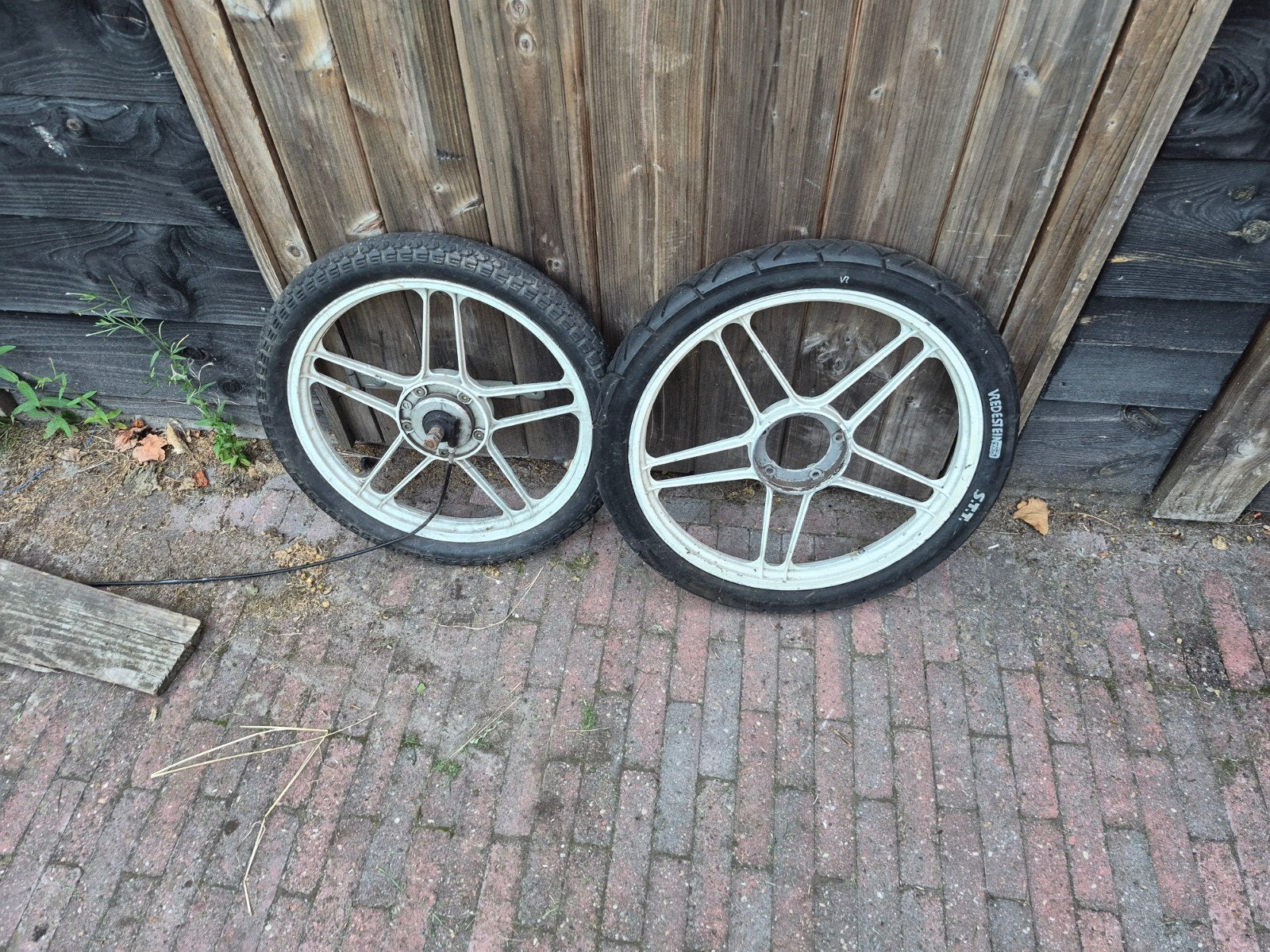 Set sterwielen puch, Fietsen en Brommers, Ophalen, Gebruikt, Overige typen