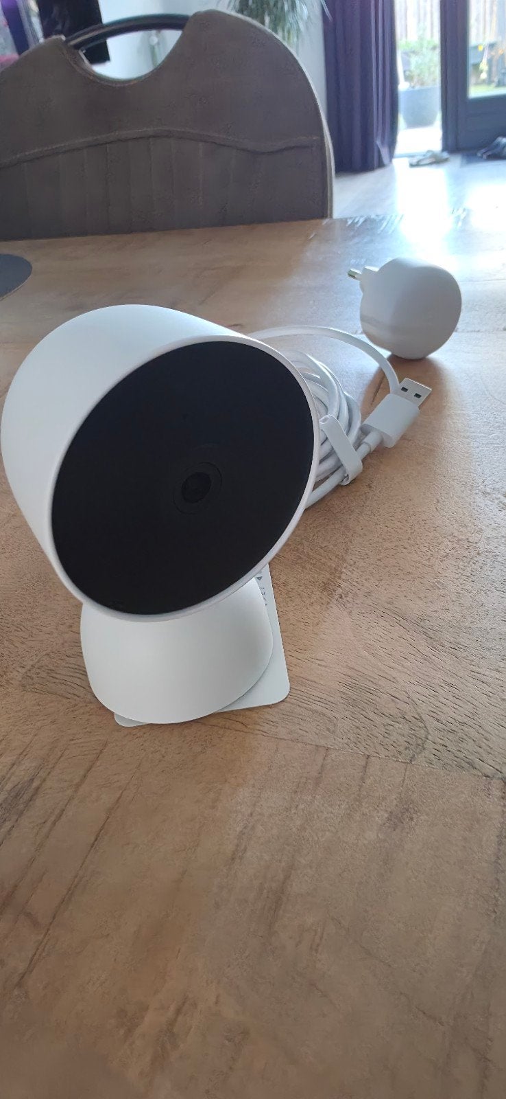 Google Nest Cam Indoor (2e generatie) – Full HD, Ophalen of Verzenden, Zo goed als nieuw
