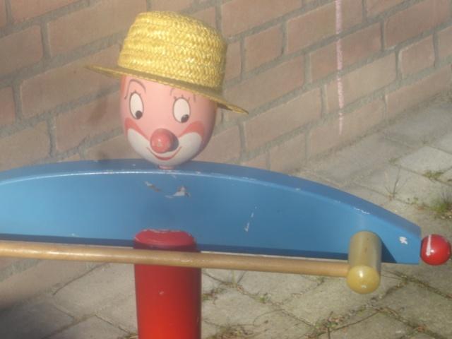 Zeldzame Vintage kinderen clown dressboy, Italy jaren 50, Ophalen of Verzenden, Gebruikt, Kapstokje