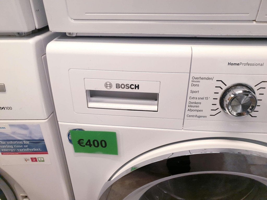 bosch wasmachine 8kg A+ inc 6 mnd garantie, 1200 tot 1600 toeren, 8 tot 10 kg, Ophalen of Verzenden, Zo goed als nieuw