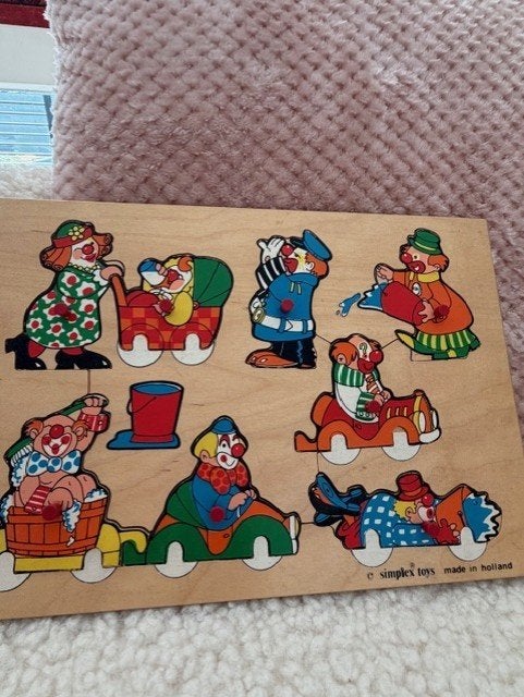 simplex houten puzzels, Gebruikt, Ophalen of Verzenden, Van hout, Minder dan 10 stukjes