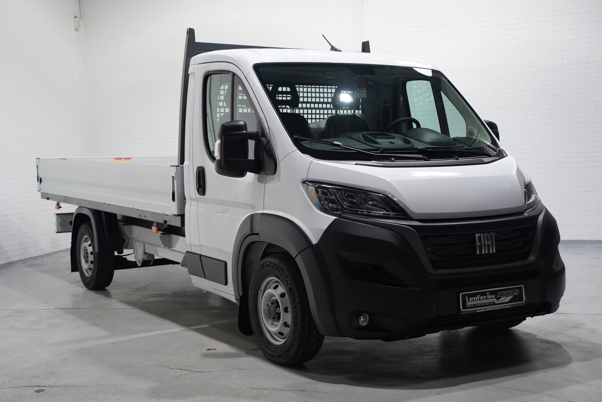 Fiat Ducato 2.2 MJet 140 pk L4 Pick Up / Open Laadbak Airco,, Auto's, Voorwielaandrijving, Stof, Gebruikt, 4 cilinders