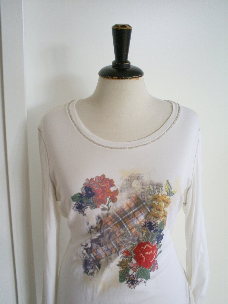 creme kleurige RIVERWOODS top mt. 40, Maat 38/40 (M), Verzenden, Beige, Zo goed als nieuw