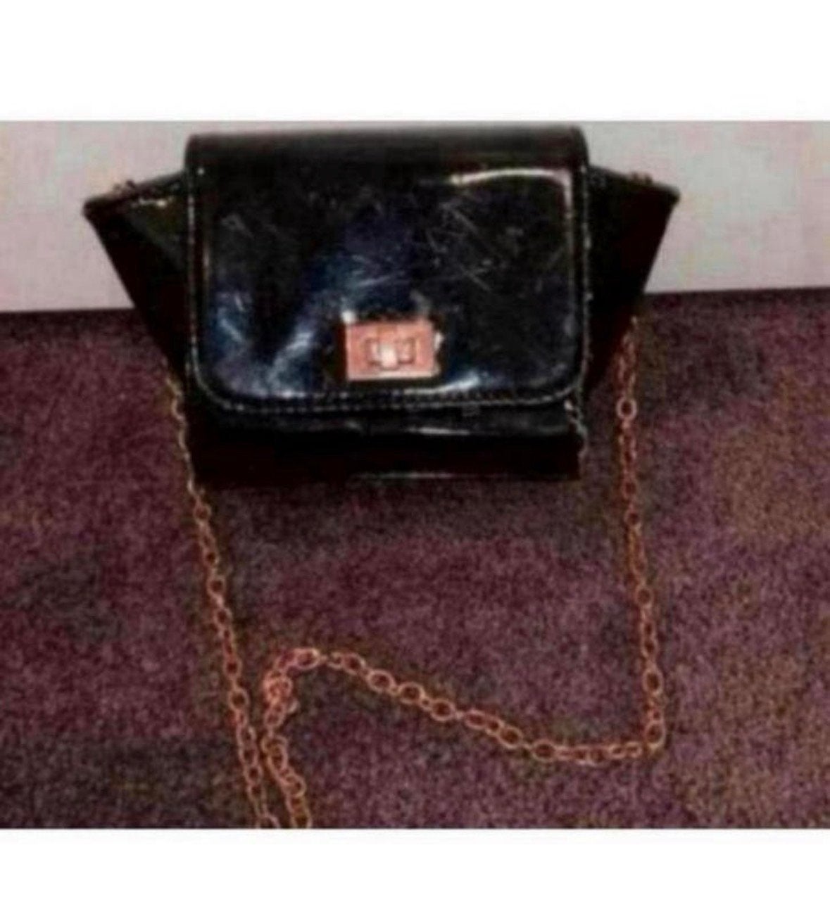 Primark Laktasje Zwart met Gouden Ketting, Ophalen of Verzenden, Gebruikt, Zwart, Avondtasje
