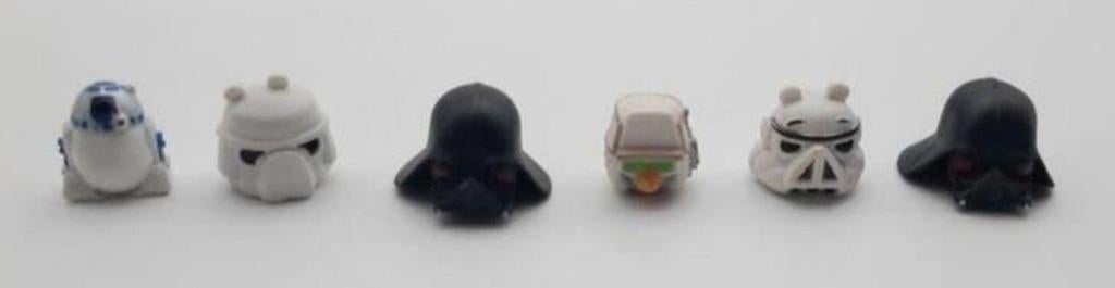 6x Angry Birds Star Wars Battle Game figuurtjes, Ophalen of Verzenden, Zo goed als nieuw, Actiefiguurtje
