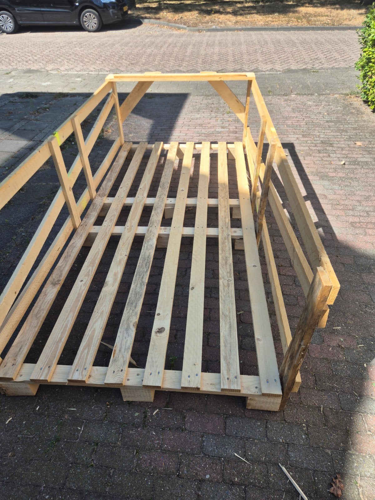 pallethout, Ophalen, Hout