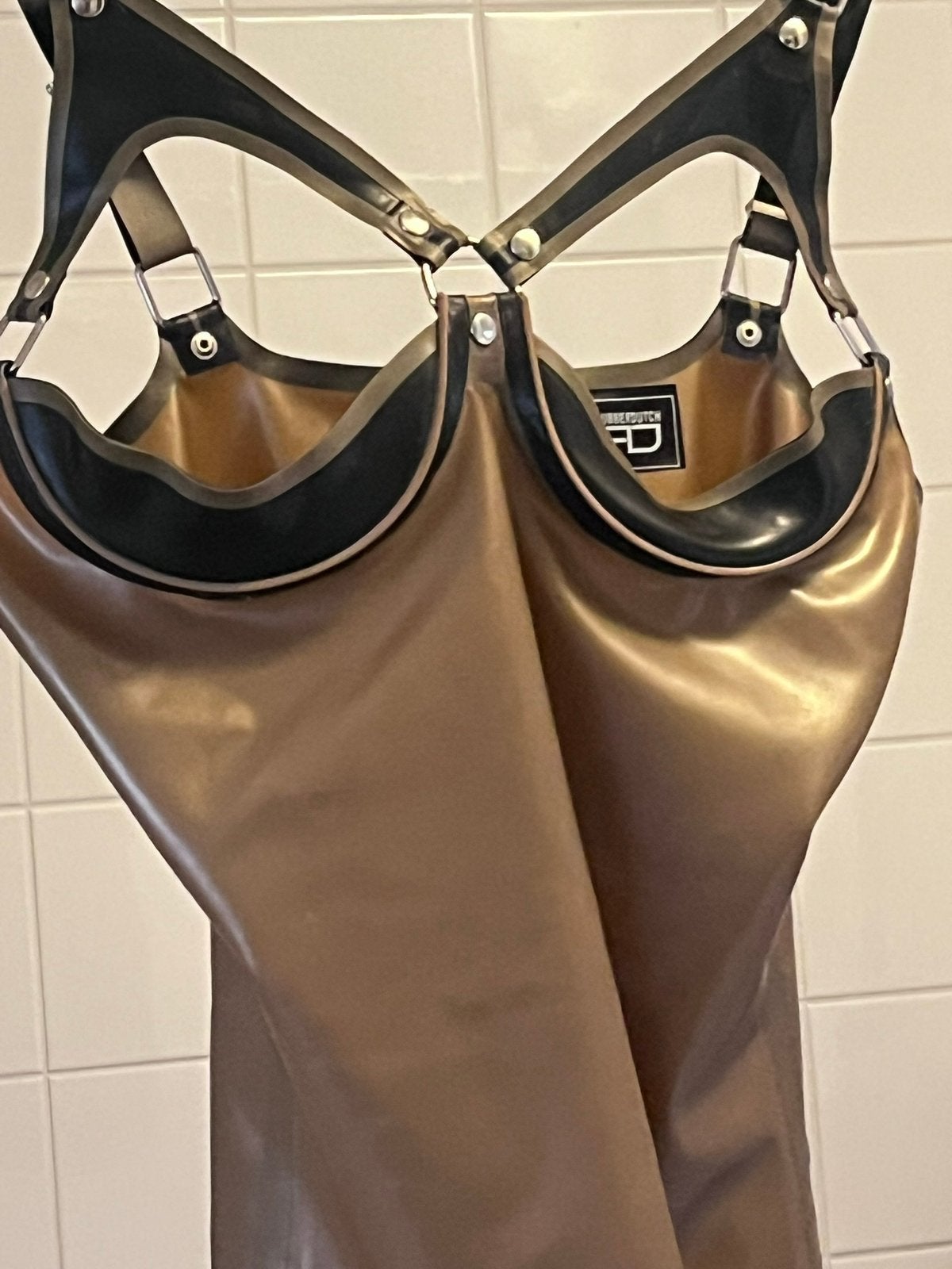 Latex corset mt 36/38, Kleding | Dames, Verzenden, Zwart, Body of Korset