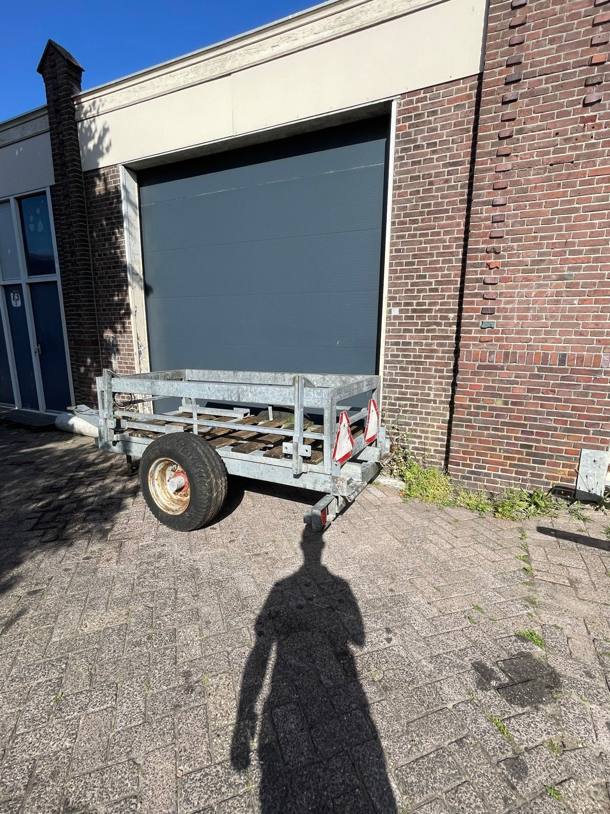 Nette verzinkte bakkenkar / bakkenwagen 130x210, Zakelijke goederen, Agrarisch | Werktuigen, Ophalen