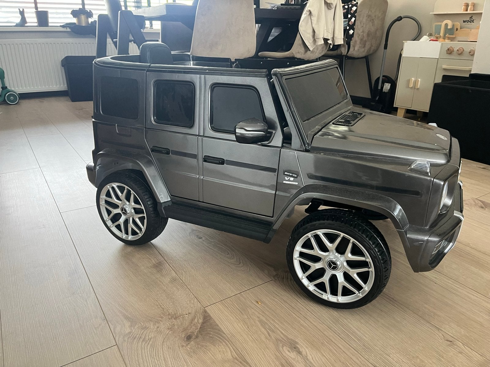 Elektrische Mercedes G63 voor kinderen - Zo goed als nieuw, Ophalen of Verzenden, Zo goed als nieuw, Afstandsbediening