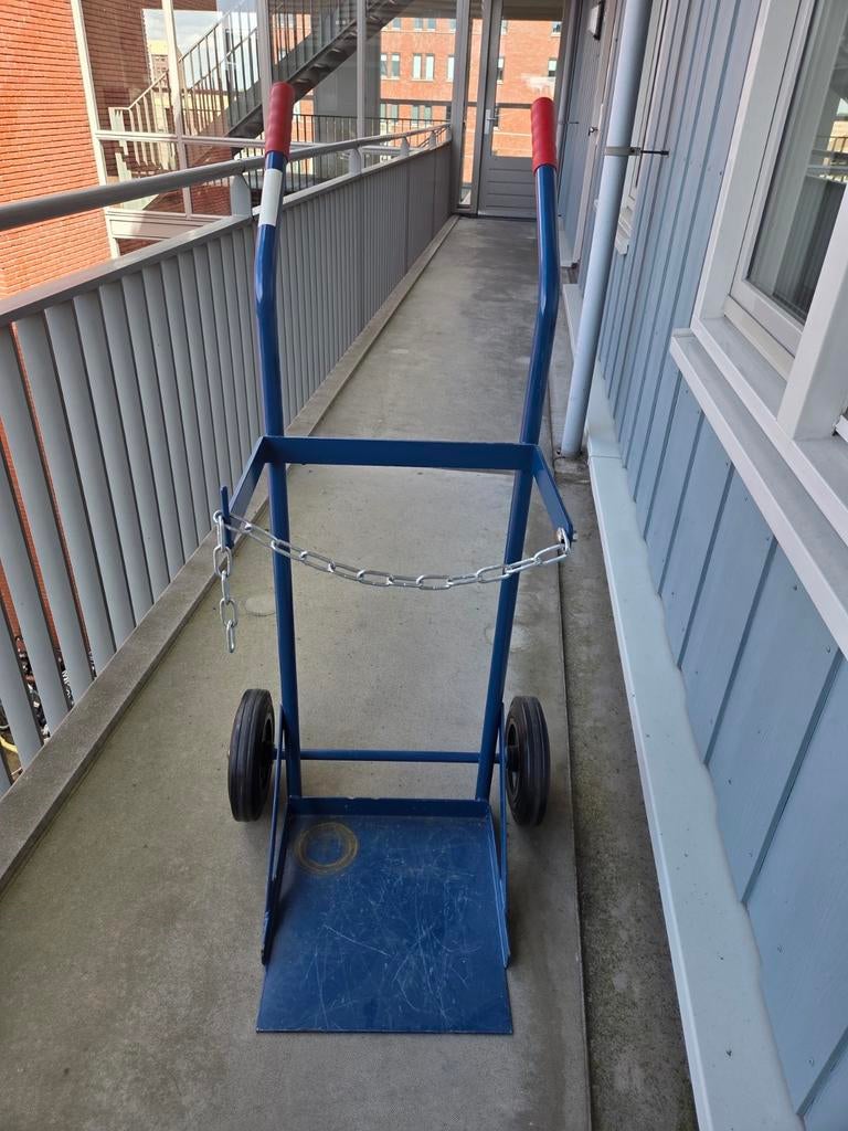 Stevige gasfles steekwagen - Blauw, Ophalen, Gebruikt