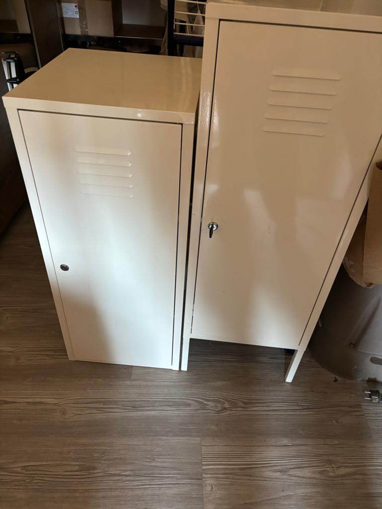 Metalen Lockerkasten - Set van 2, Huis en Inrichting, Kasten | Lockerkasten, Ophalen, Gebruikt
