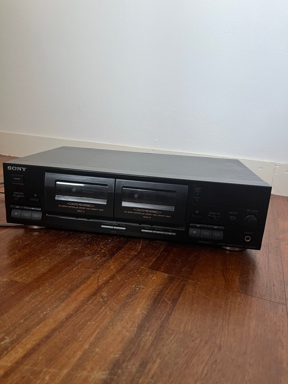 Sony TC-WR645 Dubbel Cassettedeck met Auto-Reverse, Ophalen of Verzenden, Dubbel, Sony, Auto-reverse