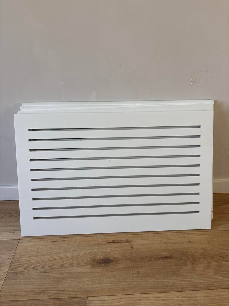 CanDo Radiatorpaneel Chester Wit MDF 4stuks, Ophalen, 30 tot 80 cm, Gebruikt, Radiator