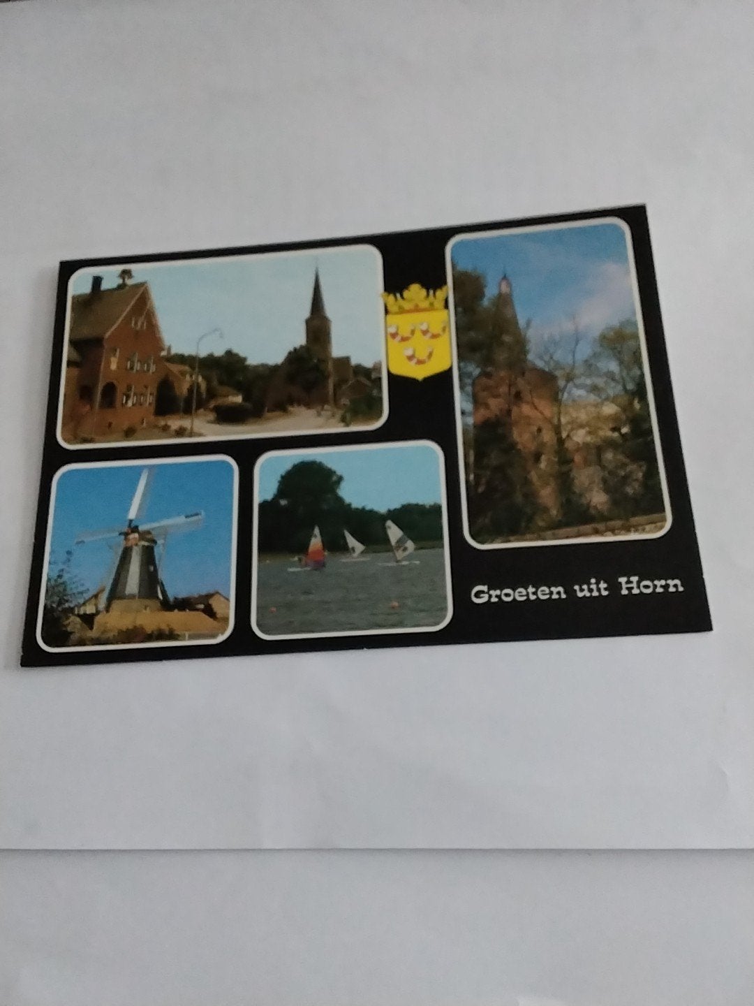 Ansichtkaart Groeten uit Horn - Diverse Beelden, Ophalen of Verzenden, 1960 tot 1980, Ongelopen, Limburg