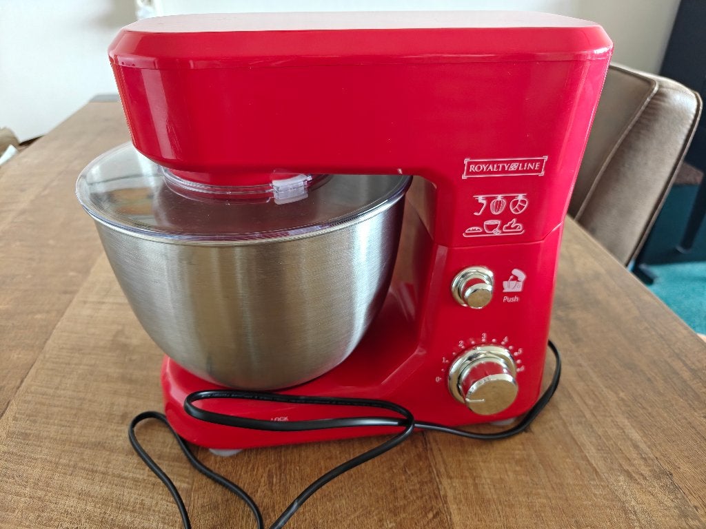 Keukenmachine (mixer) Royalty Line PKM700 incl. garantie, 4 liter of meer, Ophalen, Gebruikt, 3 snelheden of meer
