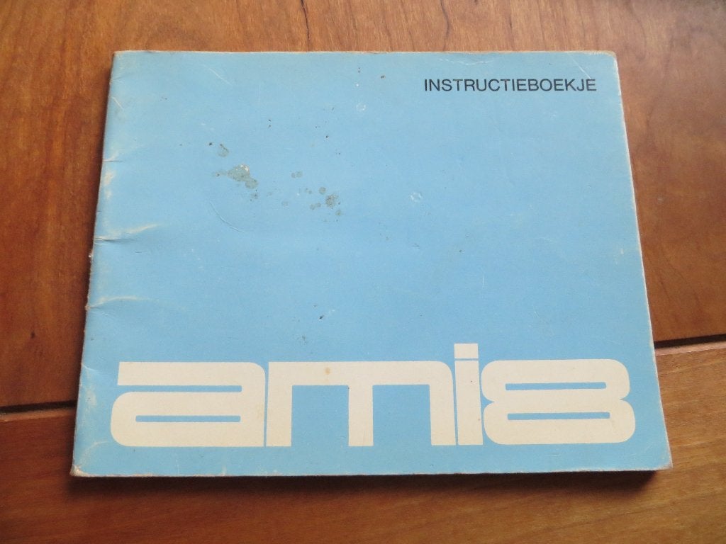 Instructieboek Citroen Ami 8, Ami 8 Break 1970, Ophalen of Verzenden