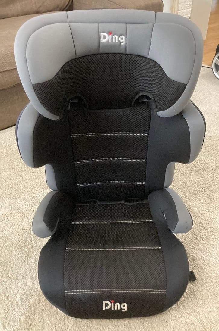 Ding verstelbare autostoel 15-36 kg, groep 2/3, Autogordel of Isofix, Gebruikt, 15 t/m 36 kg, Verstelbare rugleuning