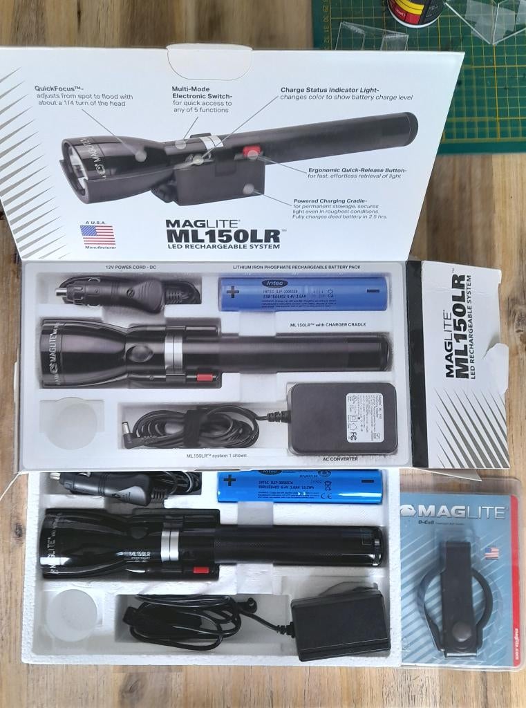 Maglite Led, Ophalen, Zo goed als nieuw, Batterij
