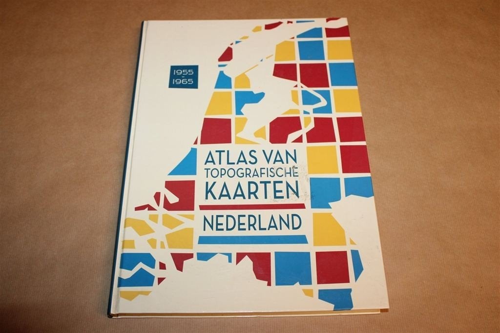 Atlas van Topografische Kaarten Nederland 1955-1965, Gelezen, Ophalen of Verzenden, Landkaart, 1800 tot 2000