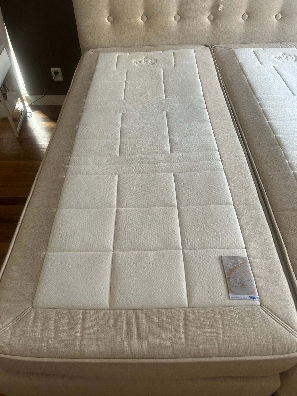 Auping Cresto matras (2x) - 200x90 cm - Medium en Soft, Ophalen, 90 cm, Tweepersoons, Zo goed als nieuw